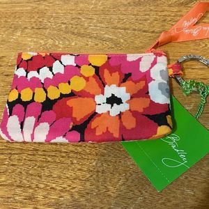 Vera BRADLEY Zip ID Case- Pixie Blooms